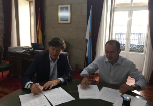 O secretario xeral para o Deporte asina o convenio para a realización da segunda fase da piscina municipal de Souto por un importe de 70.000 euros